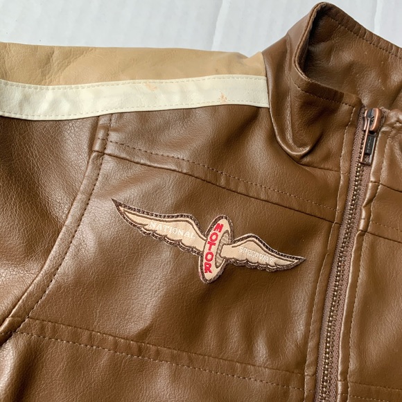 Little Legends Faux Leather Moto Aviary Jacket - Picture 4 of 6